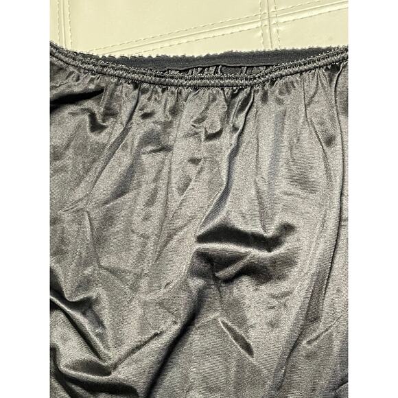 Warner's Perfect Measure Black 100% Nylon Vintage Half Slip - Picture 6 of 6